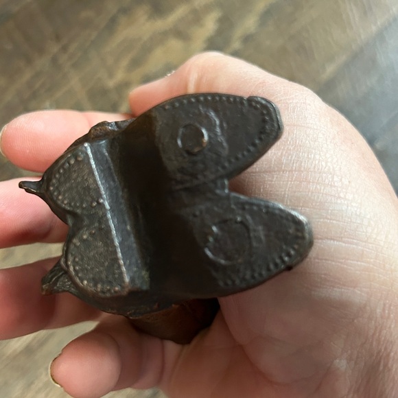 Vintage Cowboy‎ Boots Die Cast Metal Toothpick/Matchstick Holder Copper Color - Picture 5 of 7